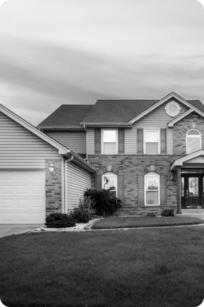 home with an attached garage