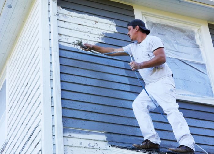 painting exterior of house