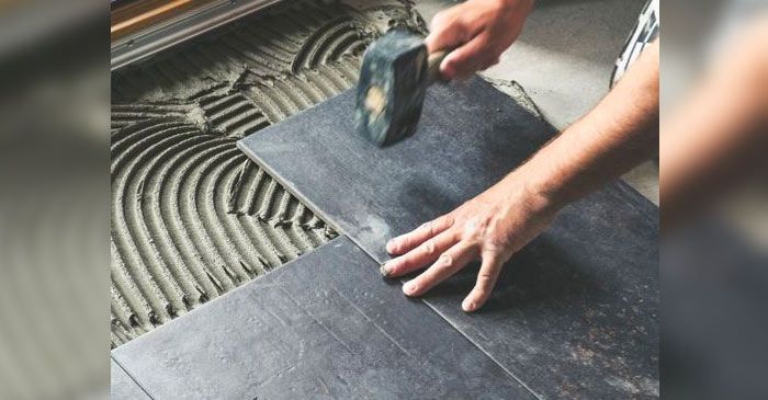 Bathroom Floor Installation