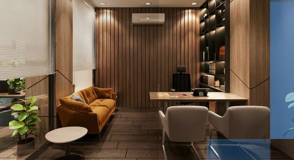 clean, modern office. 