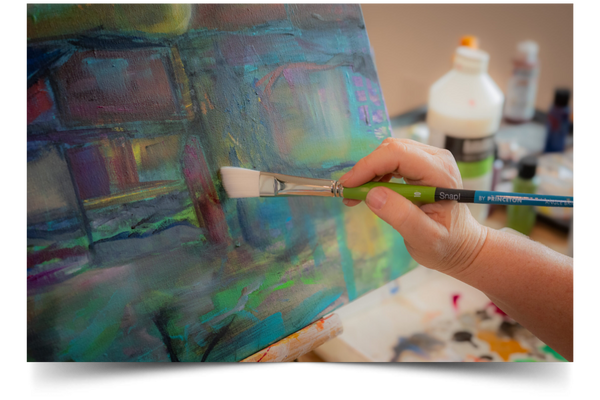 Painting on canvas