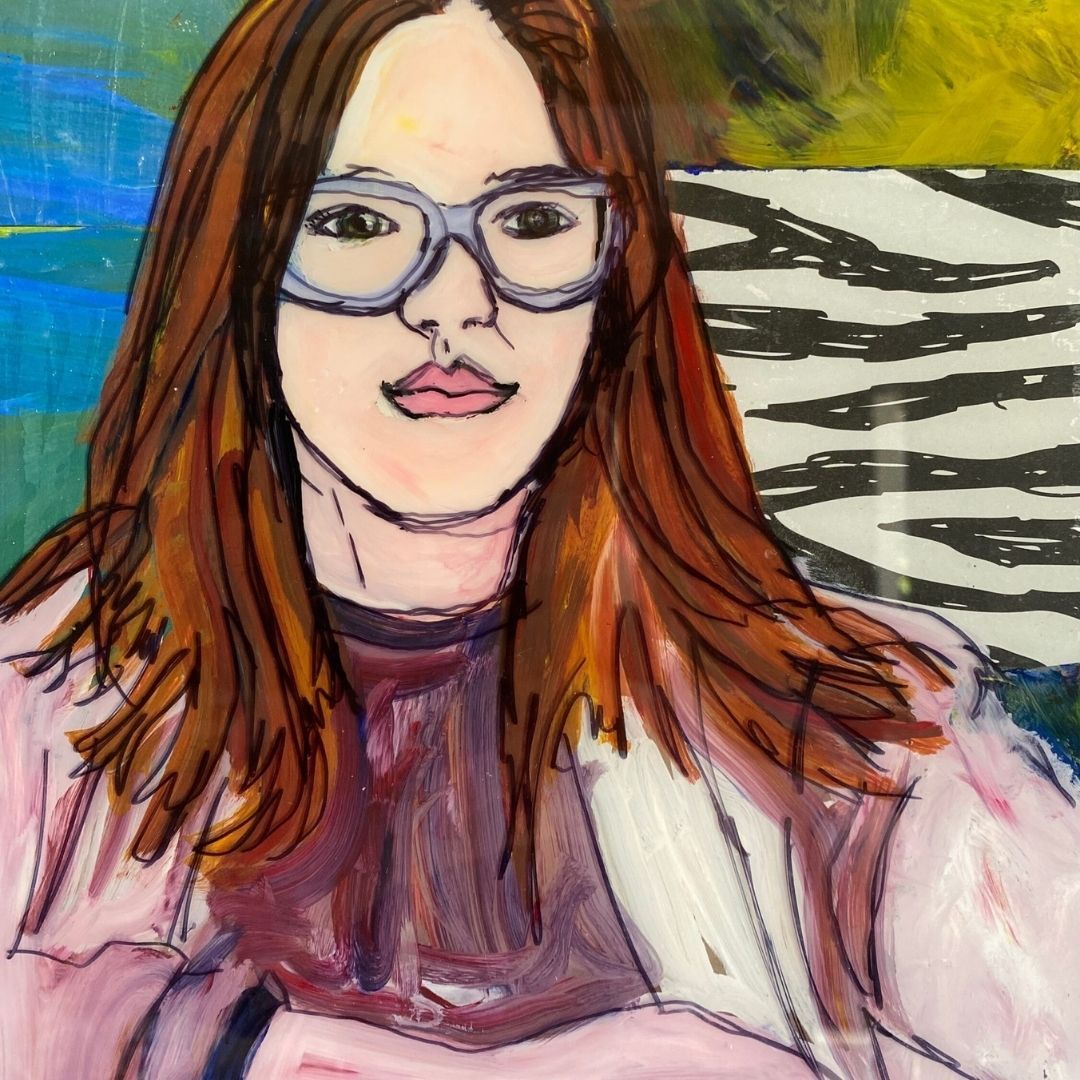 painting of a woman
