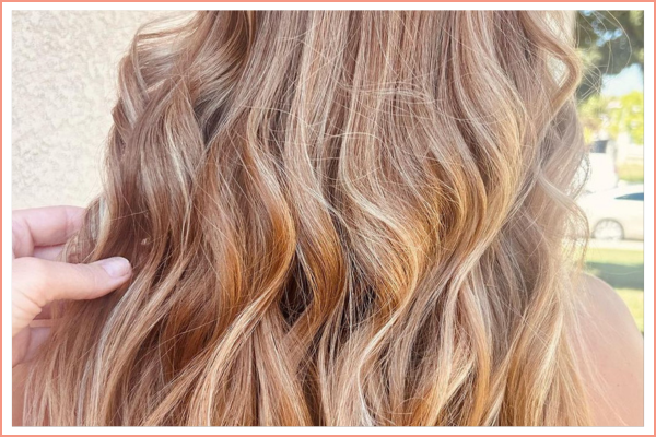 woman with beautiful hair