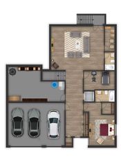 3-Car Garage and Basement
