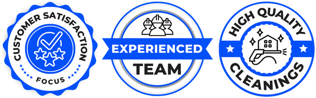 badges customer satisfaction focus, experienced team, high quality cleanings.png badges customer satisfaction focus, experienced team, high quality cleanings.png