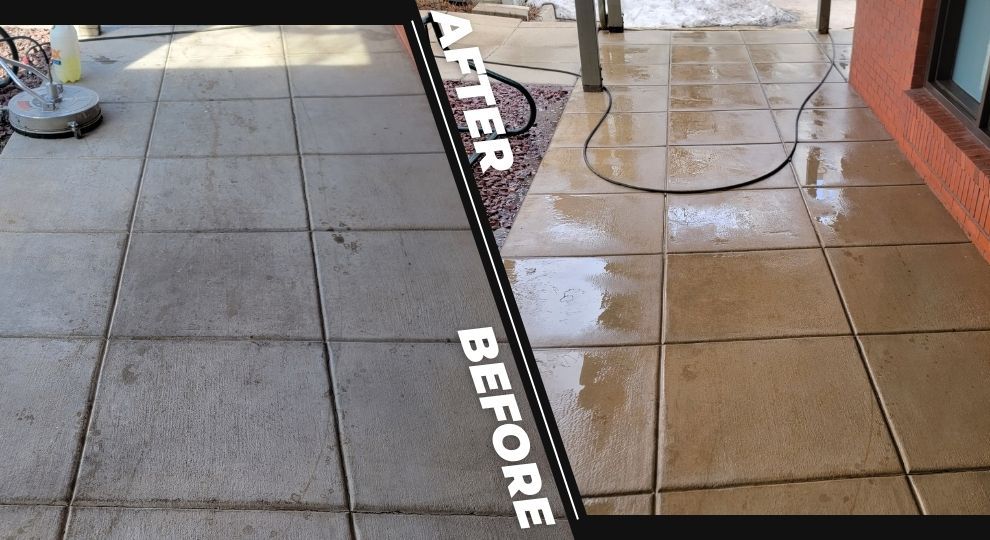 before/after patio tiles