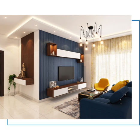 remodeled living room