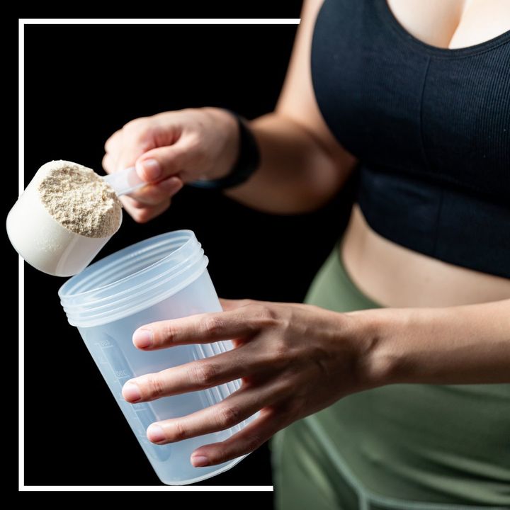 woman with pre-workout