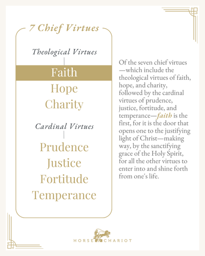 The Virtue of Faith - First of the Chief Virtues