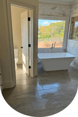 free-standing tub