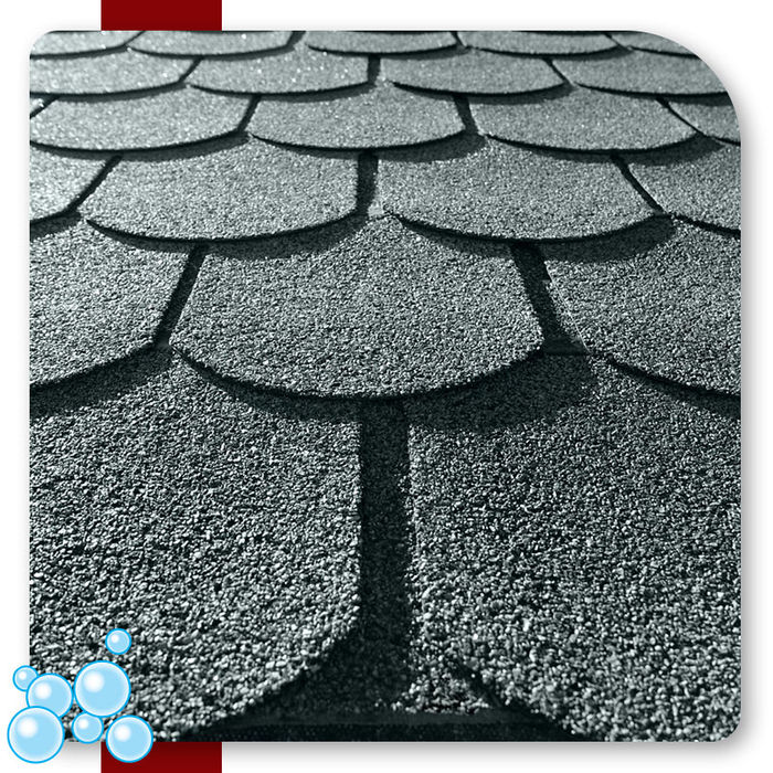 roof with asphalt shingles