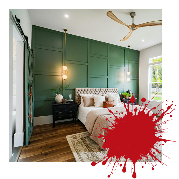 accent wall. accent wall.