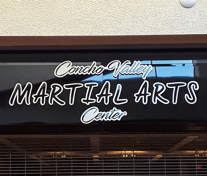 Concho Valley Marial Arts Center sign