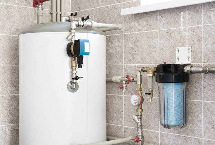 image of a tanked water heater