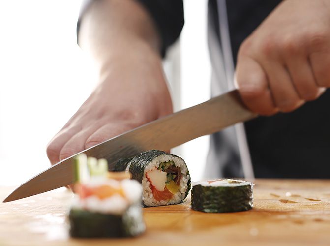 Image of a sushi chef