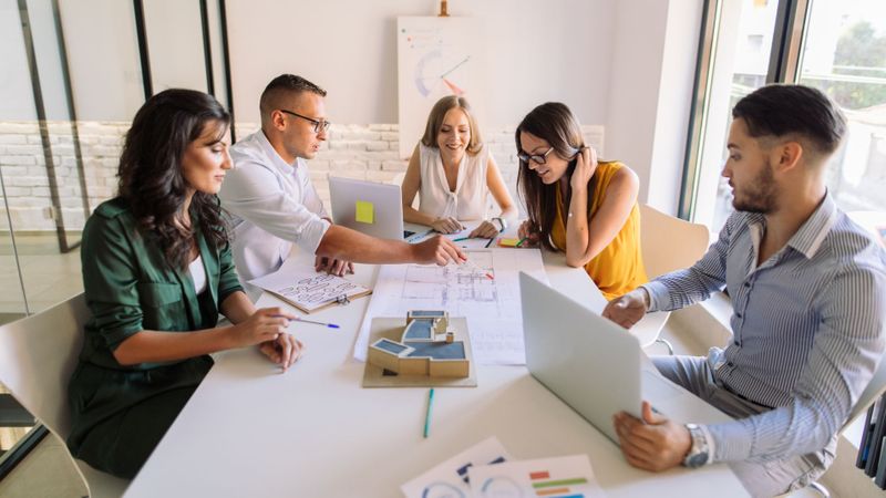 people having a meeting