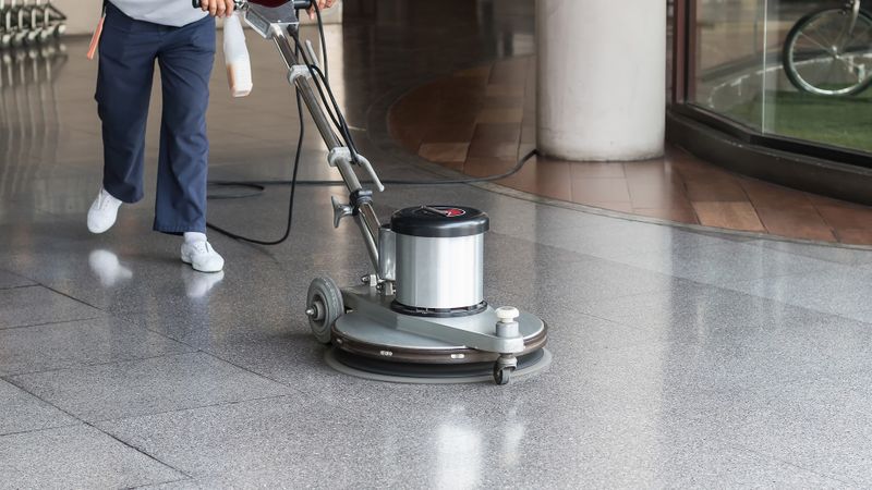 Image of a floor polisher