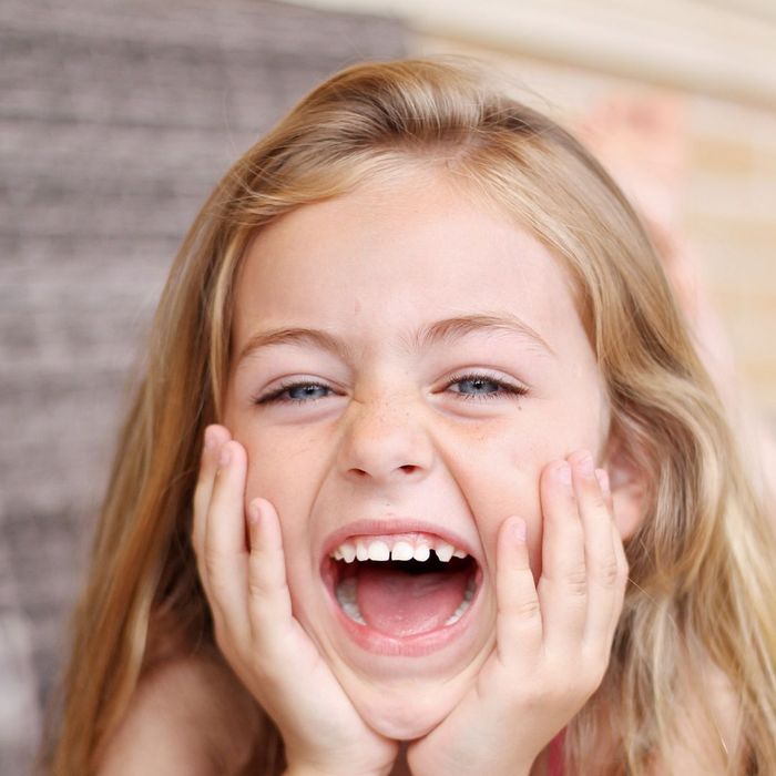 Happy little girl