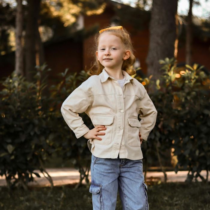 Confident little girl