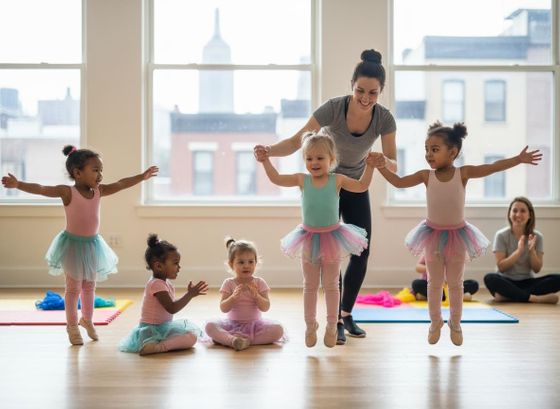 Toddler Ballet Class with Instructor