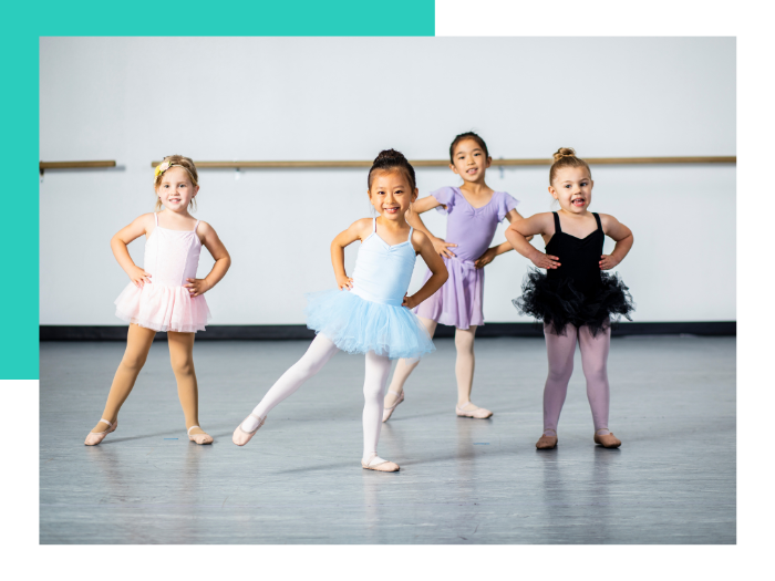 young children in dance class