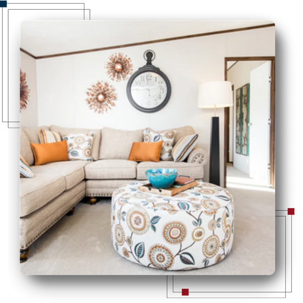 Living room in a home