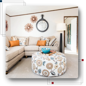 Living room in a home