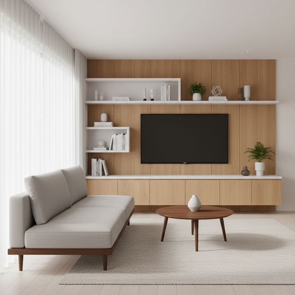 A cozy reading nook with an armchair positioned to catch natural light from a window.