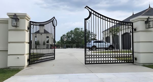 Iron gate.