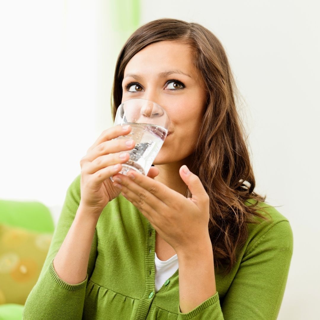 Woman drinking