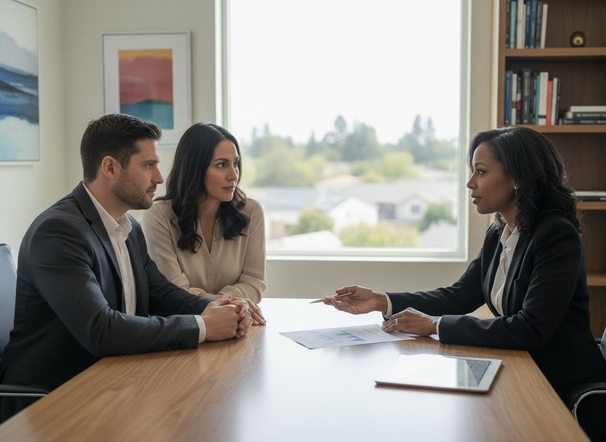 Financial Advisor Meeting with a Couple