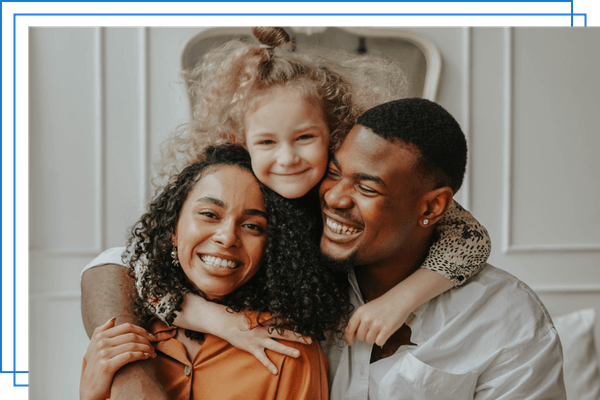 smiling family