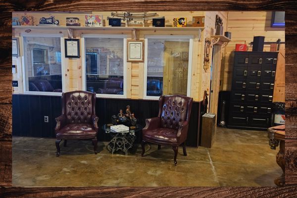 Cigar lounge.