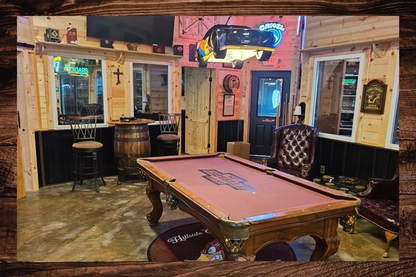 Cigar lounge.