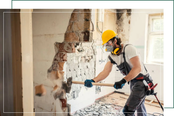 Contractor demolition
