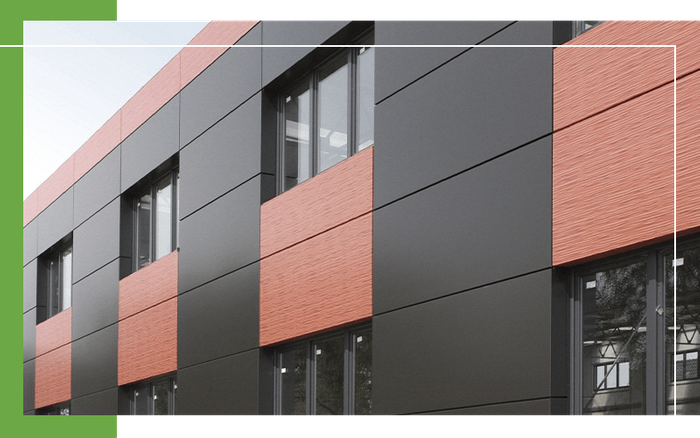 Image of a building with aluminum panels