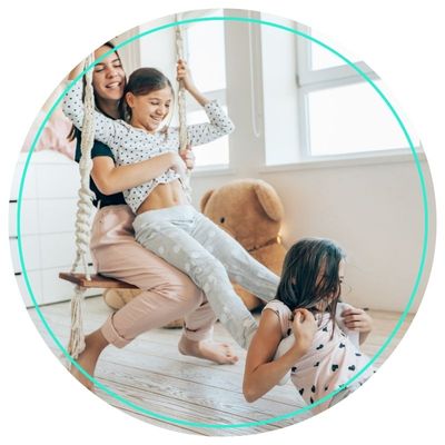 family in pajamas