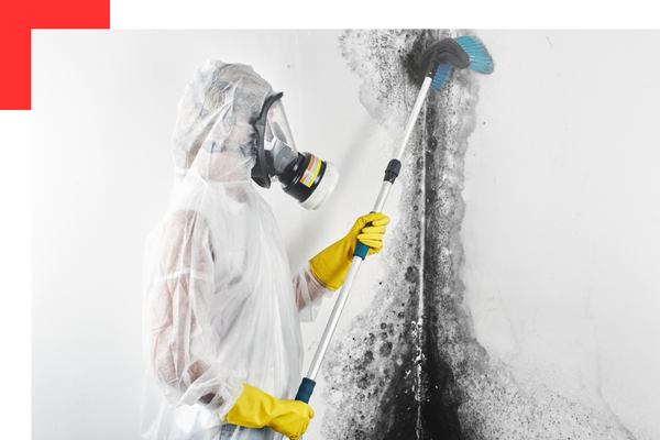 Professional cleaning mold from home