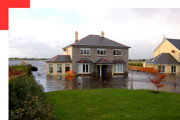 Flooded neighborhood