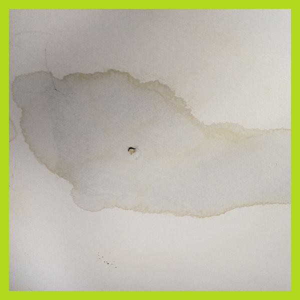 Drywall water damage