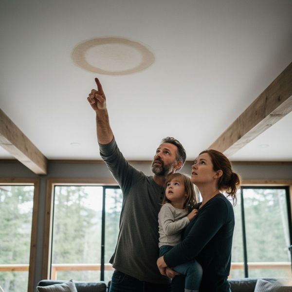 water stain on ceiling 