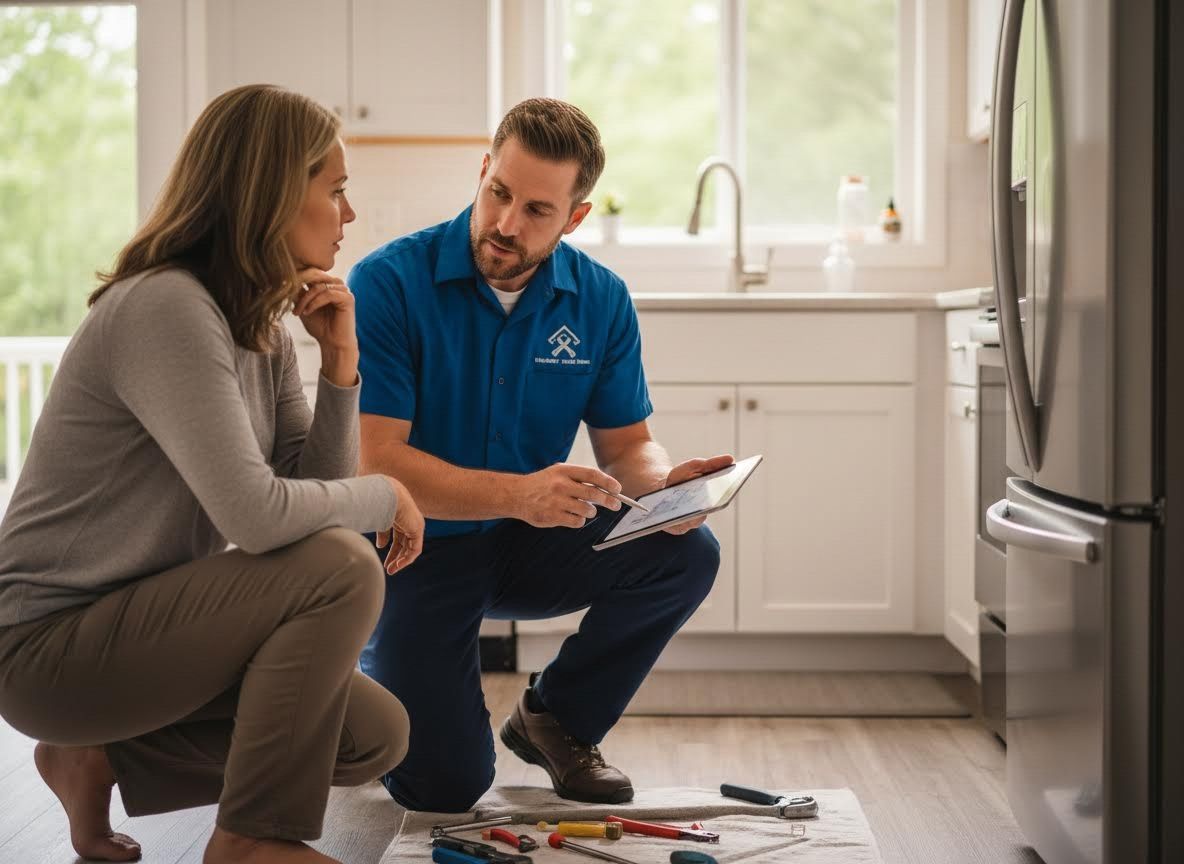 Home appliance repair consultation