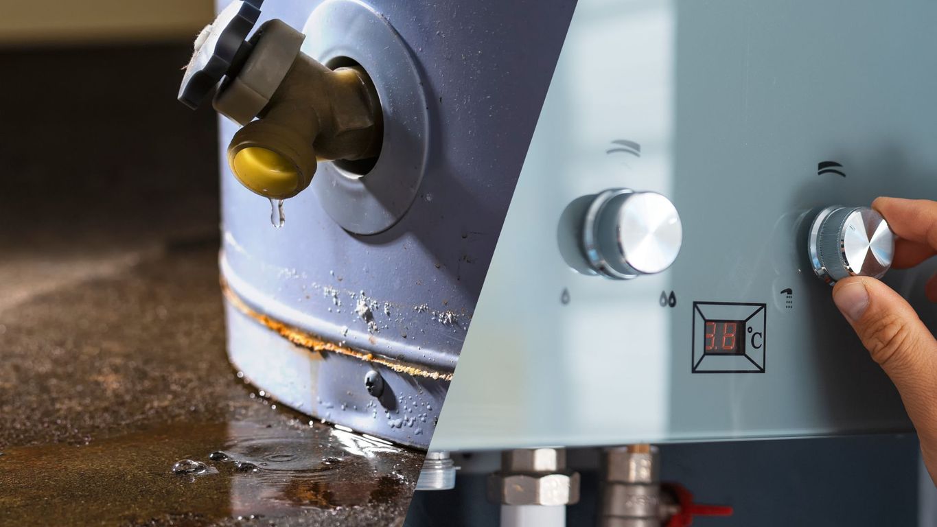 traditional and tankless water heater