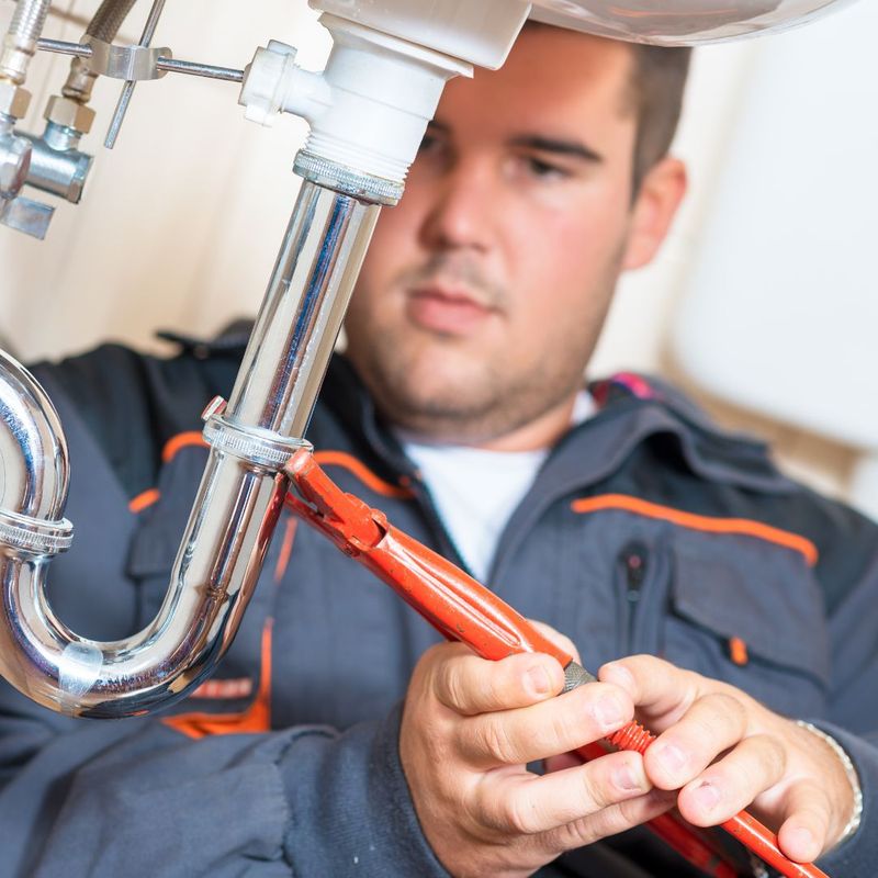 professional plumber fixing a plumbing issue