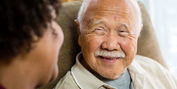 asian man smiling