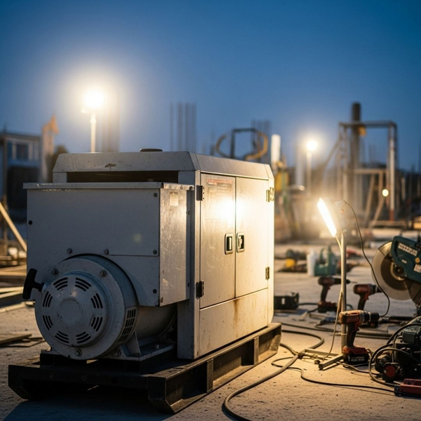 A power generator. A power generator.
