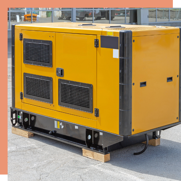 large yellow generator