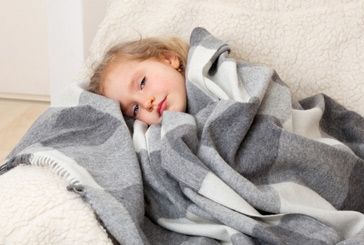 child sick at home