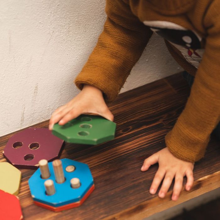Kids playing with toys.