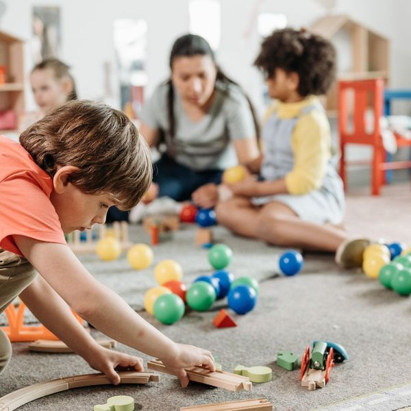 Kids playing with toys. Kids playing with toys.